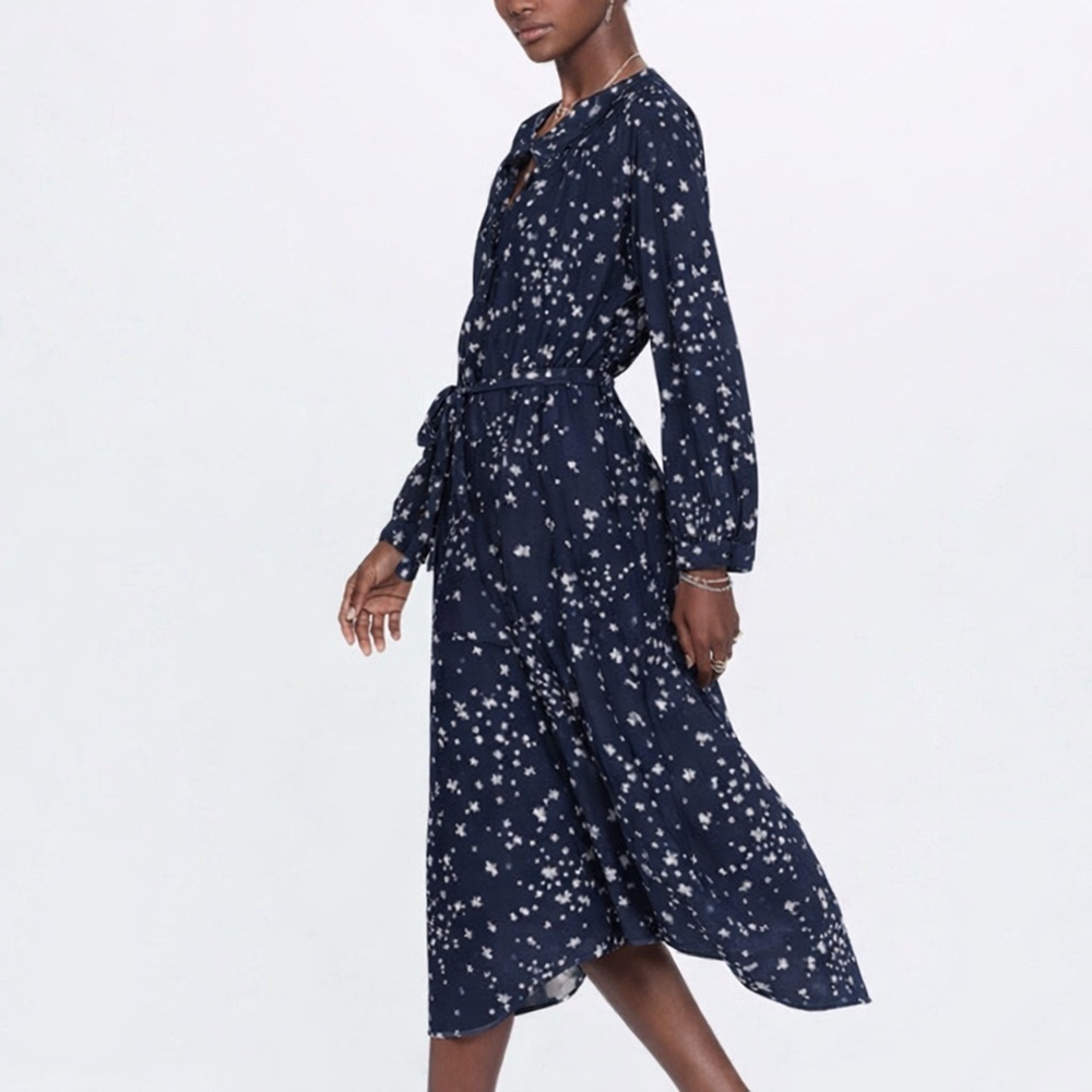 XIRENA Evynn Written in the Stars Hydra‎ Henley Midi Dress